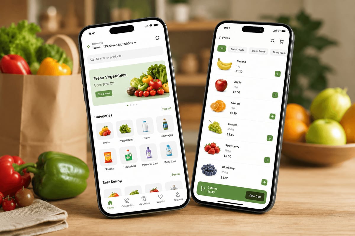 White Label Grocery Delivery App